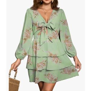 NWT Viciall Boho Cut Out Layered Mini Dress